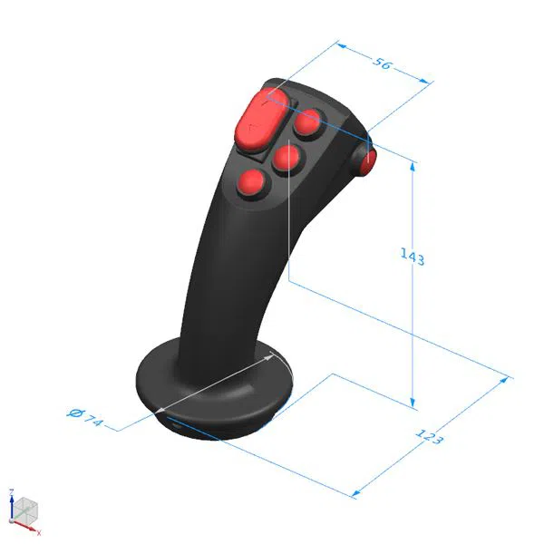 Industrial Joystick Handle